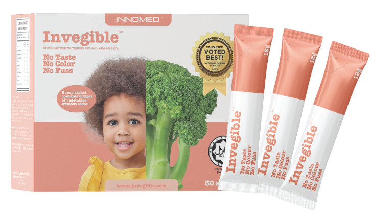 Colourless and tasteless vegetable drink for kids.